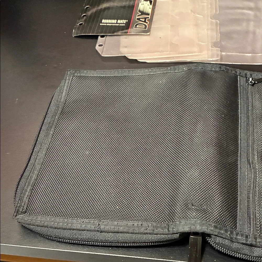Vintage Day Runner cover and card holders